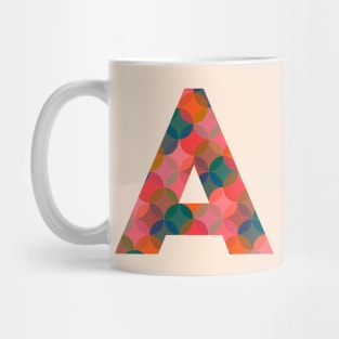 Letter A Initial Mug